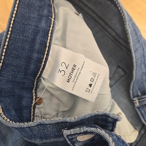 Mother Denim The Runaway Step Fray A Night in Havana Flare Jeans Women’s Size 32 - Picture 3 of 11